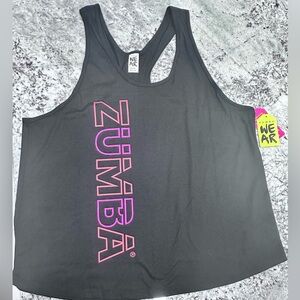 NWT Zumba Wear XL Black top